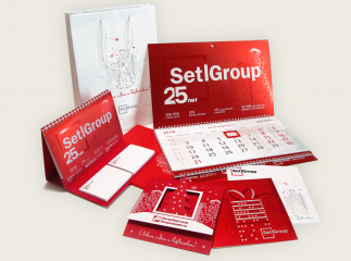 Юбилейный Календарь для компании SetlGroup