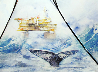 Зонт для компании Sakhalin Energy Зонт для компании Sakhalin Energy