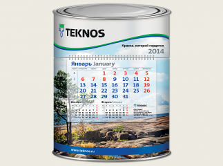 Календарь Teknos 2014
