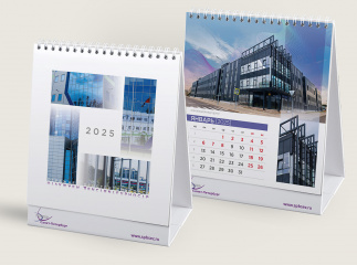 Настольный календарь 2025 для ОЭЗ «Санкт‑Петербург» 