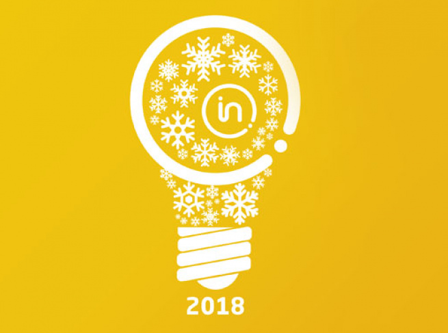 Новогодние открытки для компании Intertek