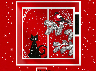 Новогодняя открытка для компании SetlGroup 