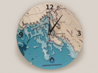 Часы для компании Приморский торговый порт
