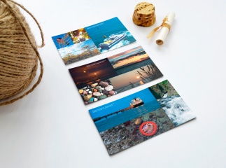 Подарочный набор почтовых открыток для компании Сахалин Энерджи